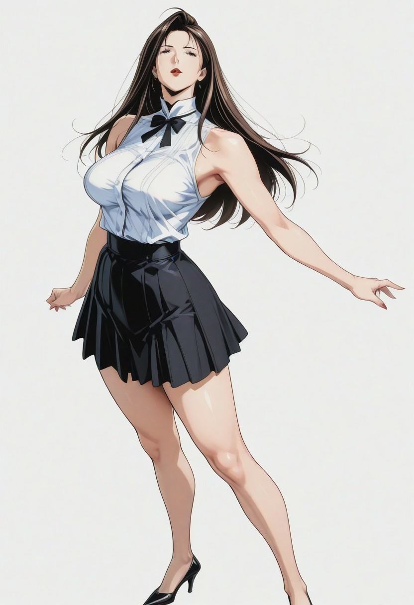 himuro,  solo,  (elegant confident mature female on Tensor.Art