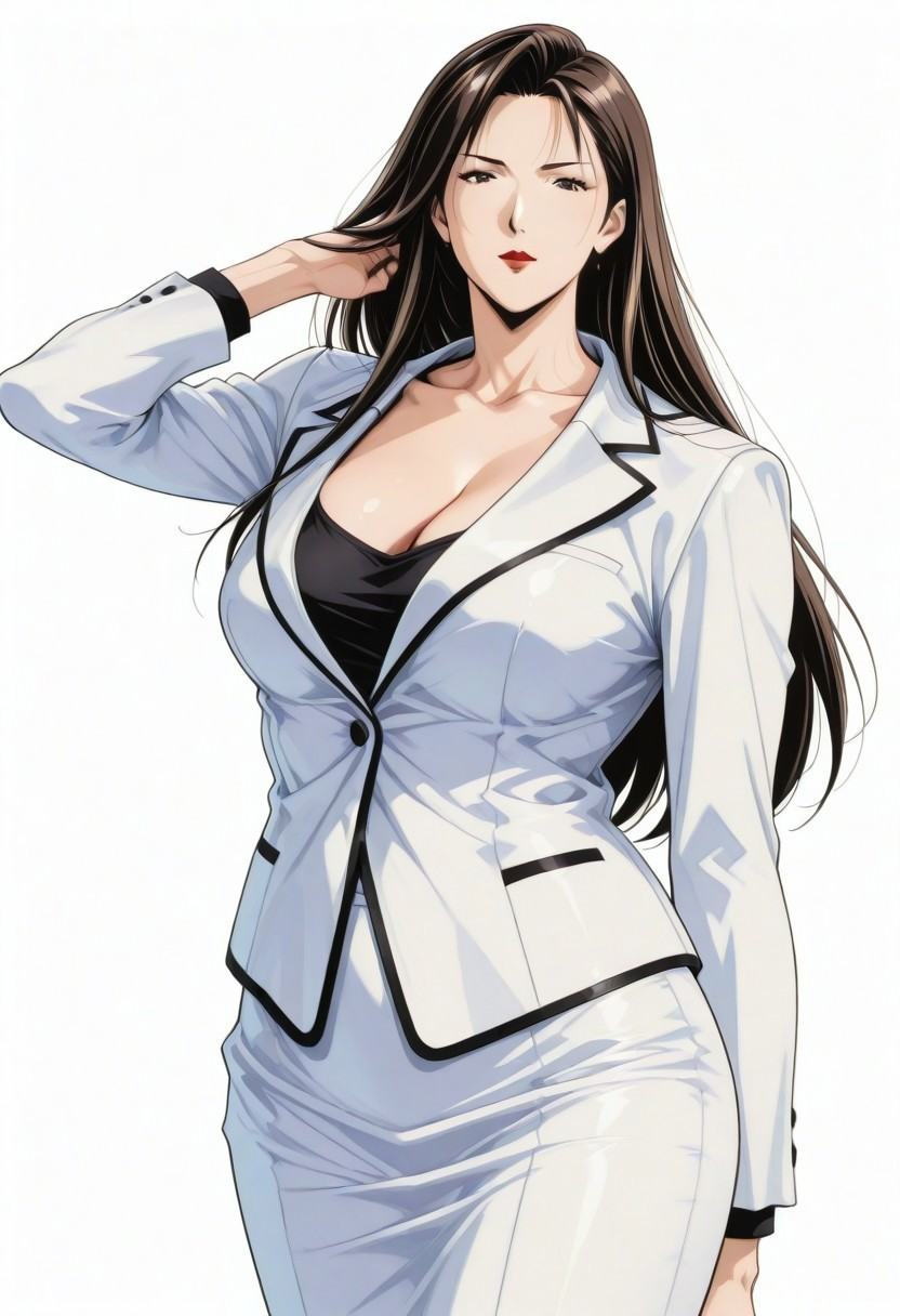 himuro,  solo,  (elegant confident mature female on Tensor.Art