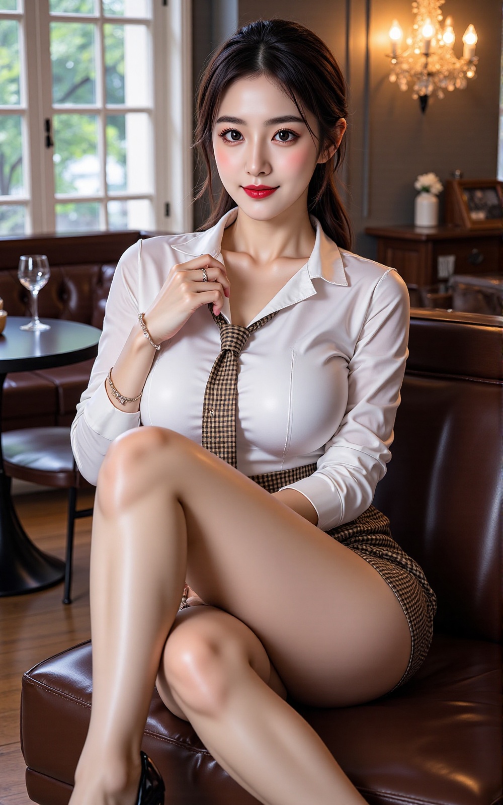 "Korean woman image: Beautiful Korean woman with very large I-cup breasts that seem like they will burst if you touch them...