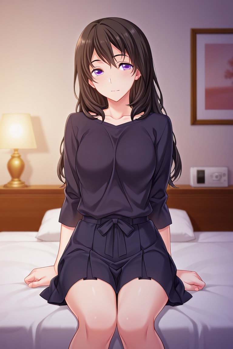 Kousaka_Mayumi,  bedroom,  solo on Tensor.Art