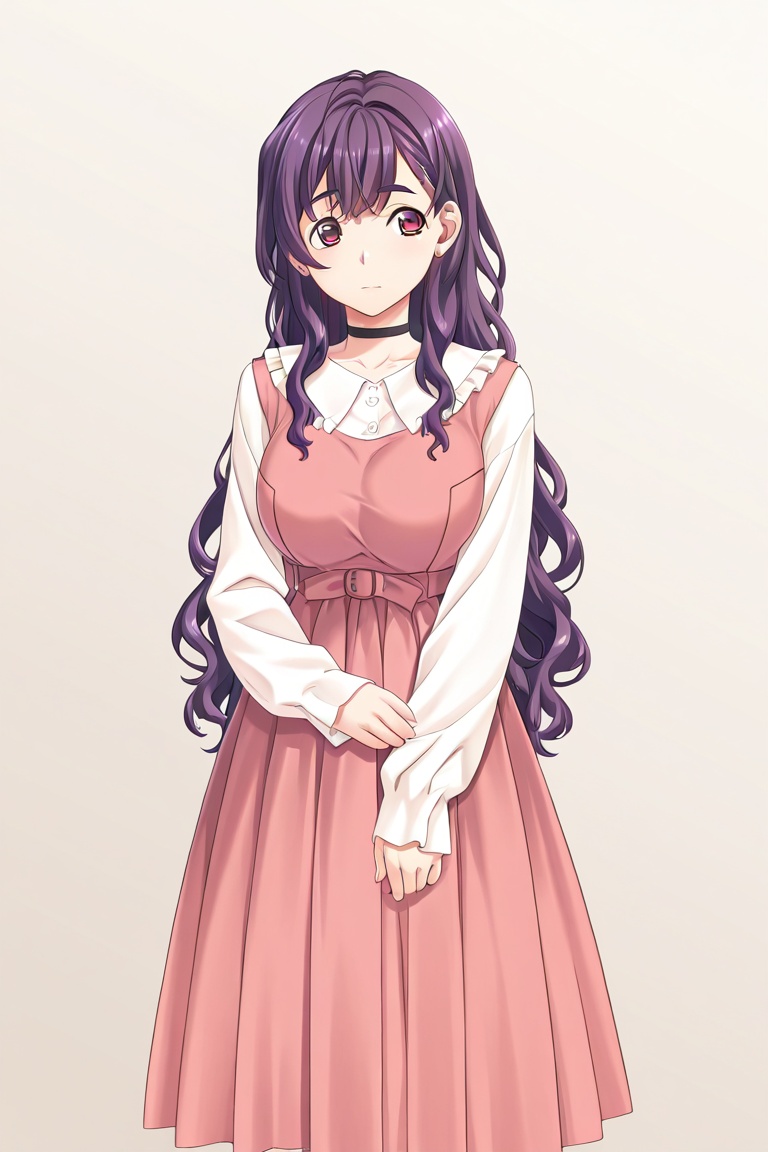 Yamauchi_Ayano,  solo,  purple hair on Tensor.Art