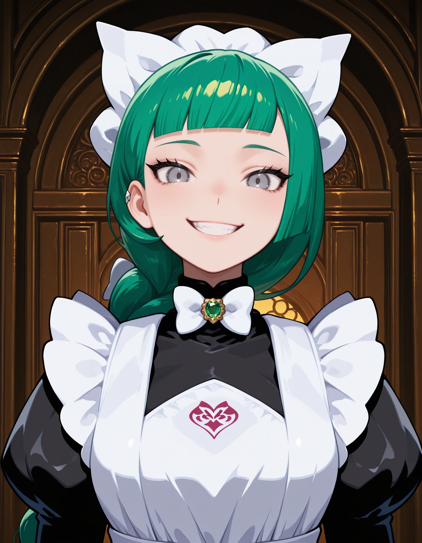 L3b4nn3-ZA,  green hair,  very long hair on Tensor.Art