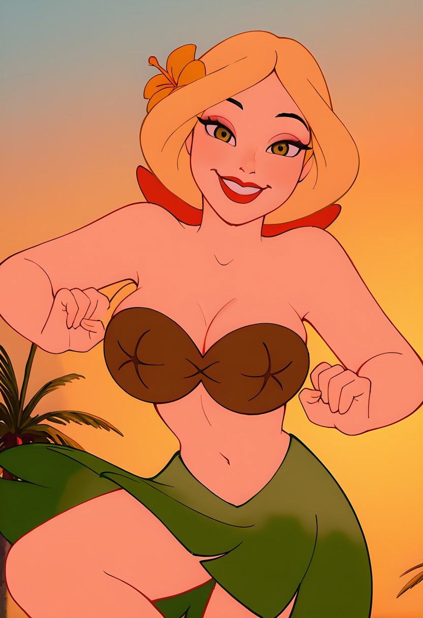 bimbettebtydbst,  breasts,  blonde hair on Tensor.Art