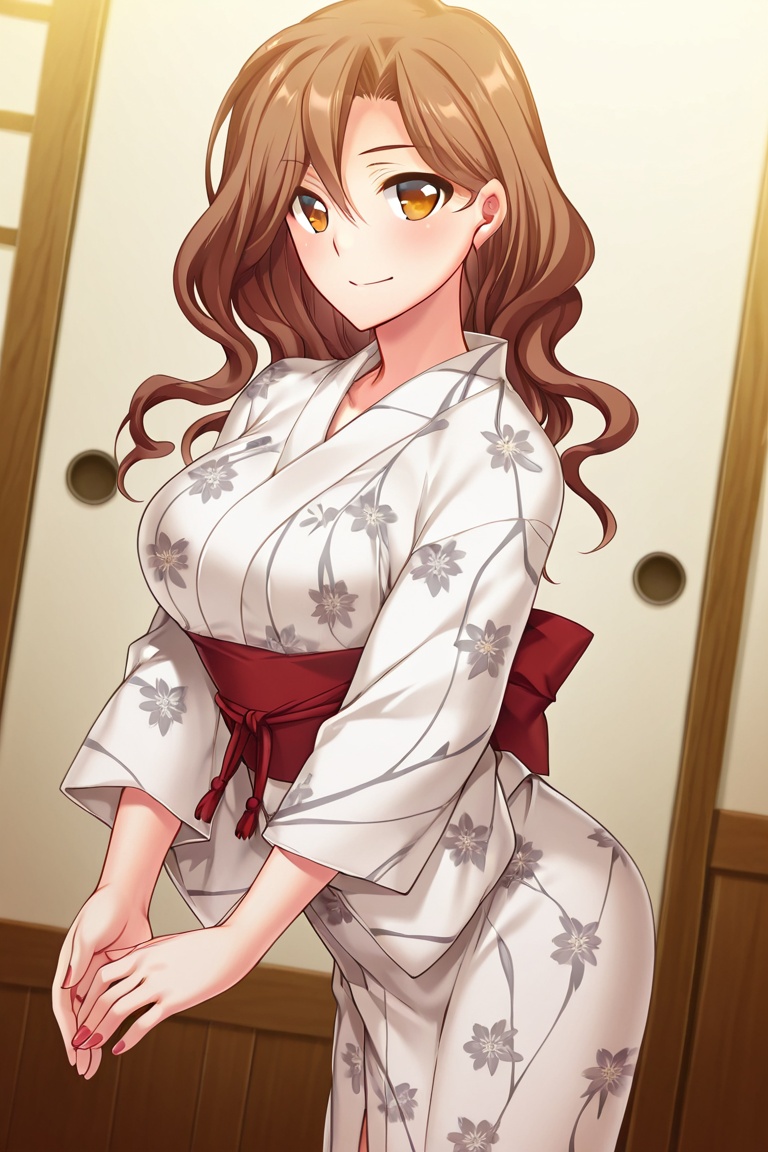 Sakuraba_Anri,  secutive pose,  yukata on Tensor.Art