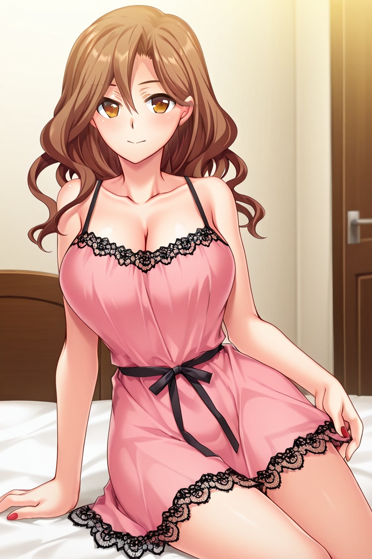 Sakuraba_Anri,  nightgown,  solo on Tensor.Art