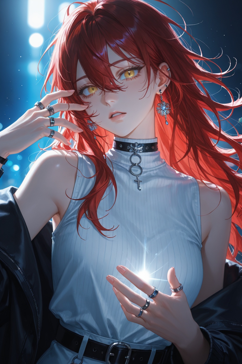 girl,  solo,  long hair on Tensor.Art