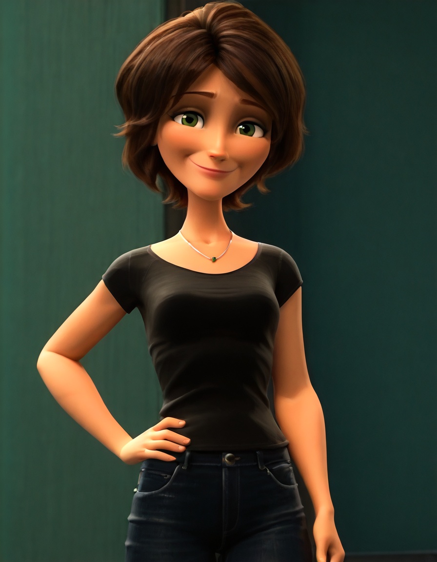 auntcass,  3d,  shirt on Tensor.Art