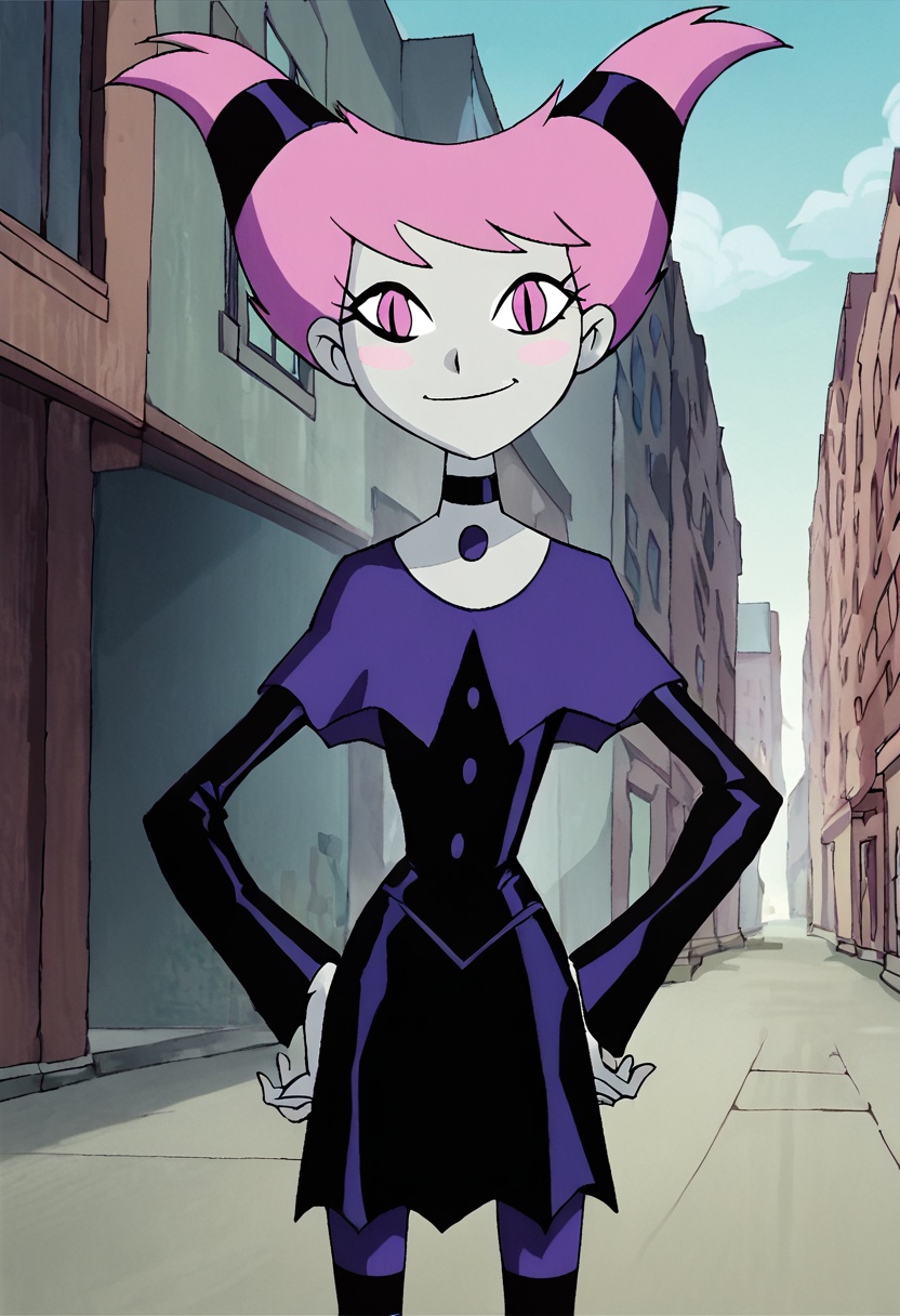 jinx,  1girl,  pink hair on Tensor.Art