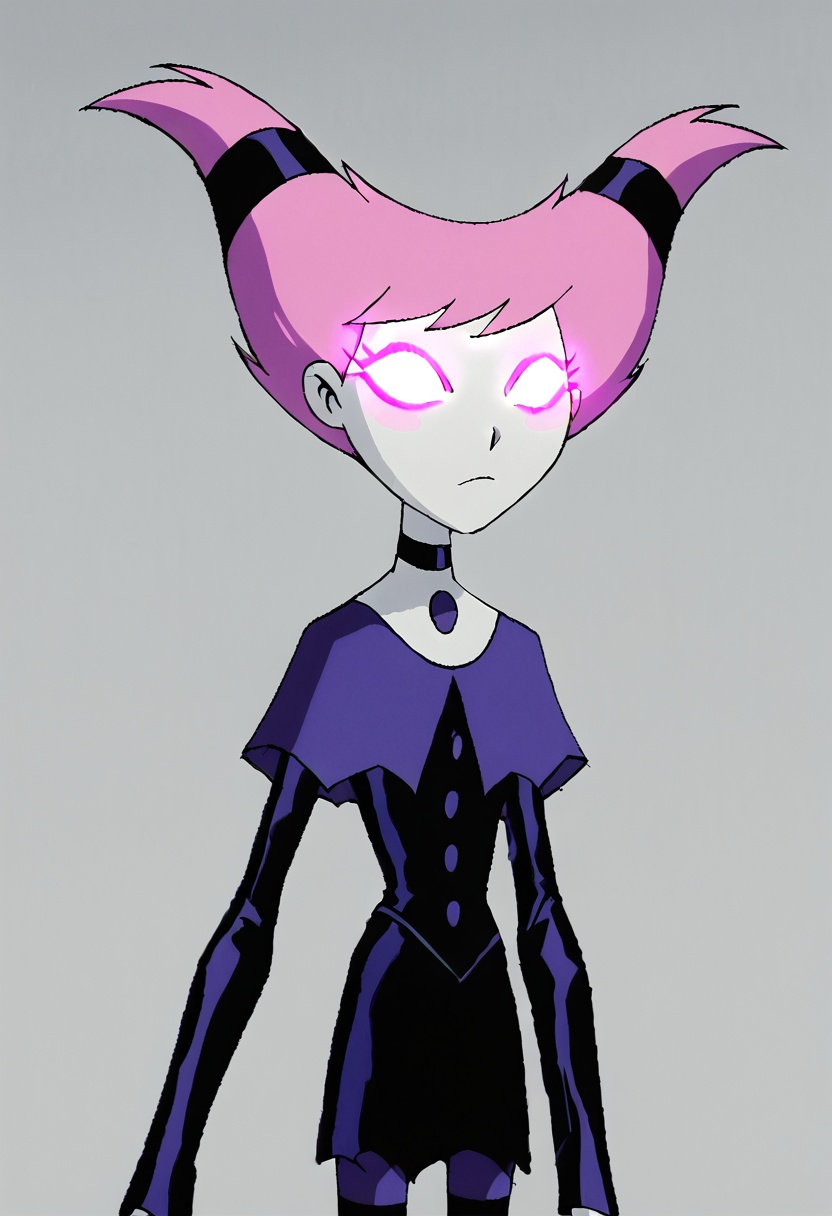 jinx,  1girl,  pink hair on Tensor.Art