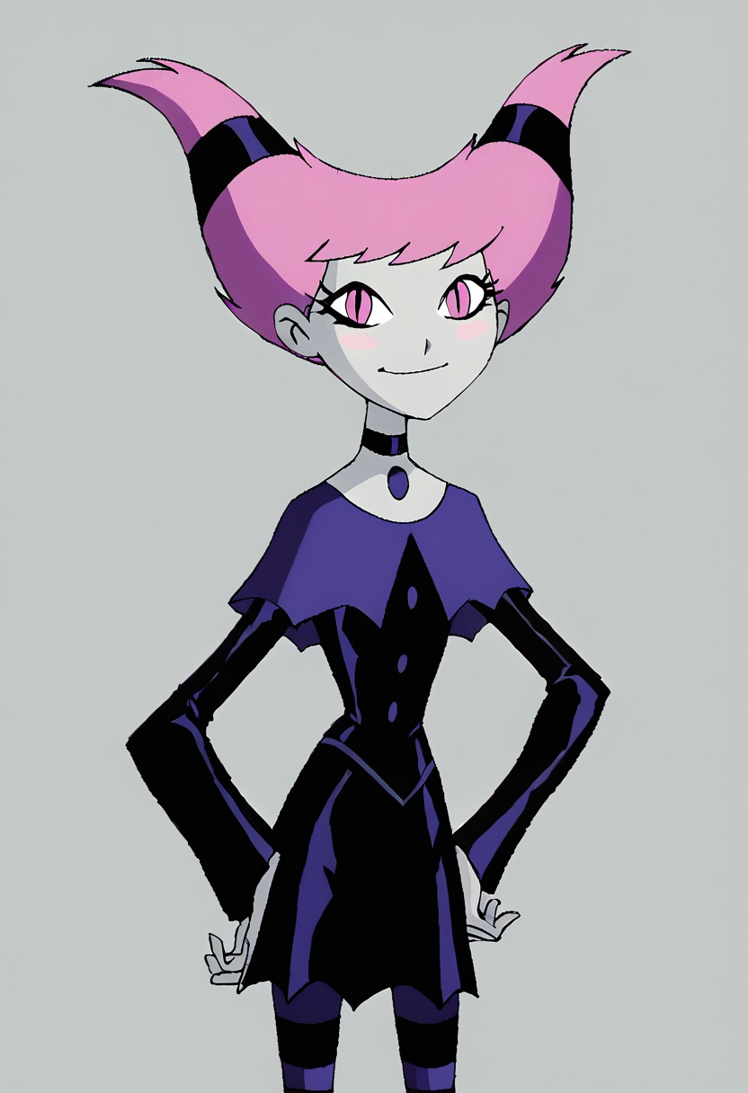 jinx,  1girl,  pink hair on Tensor.Art