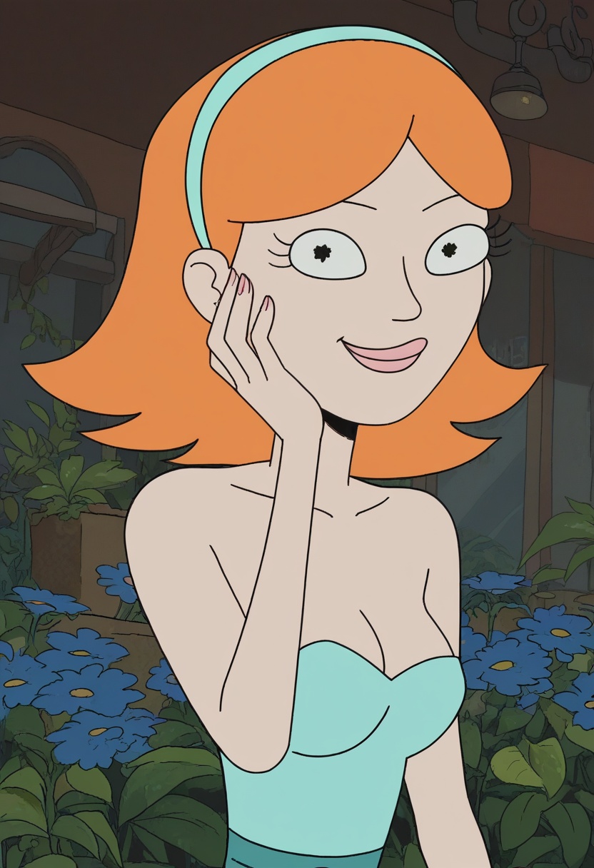 Jessica,  1girl,  orange hair on Tensor.Art