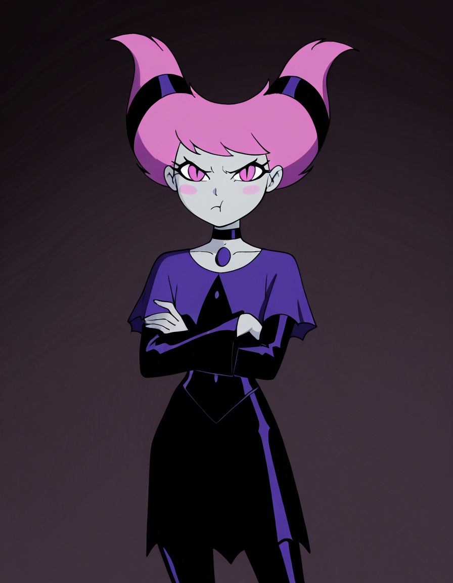 jinx,  1girl,  pink hair on Tensor.Art
