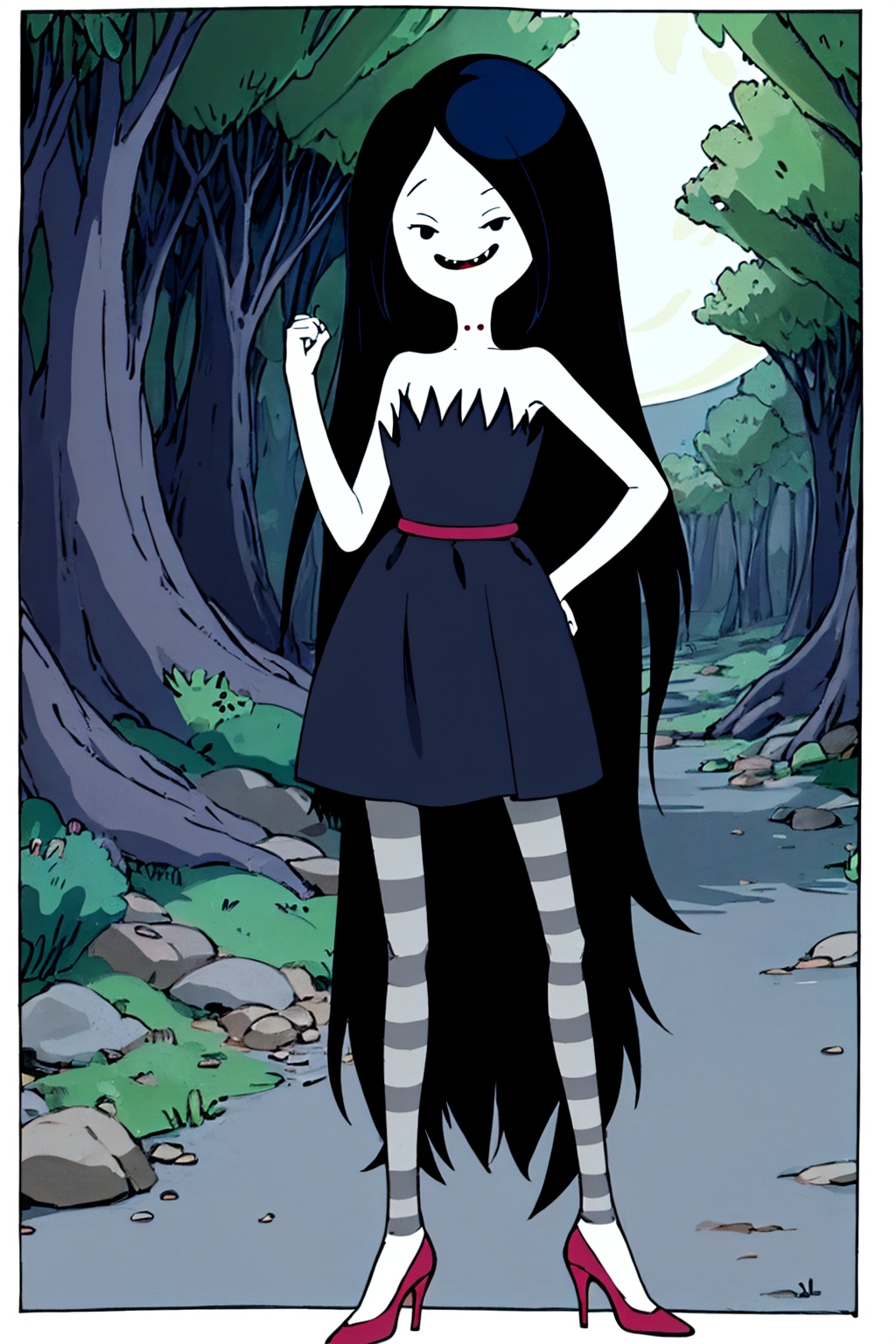 marceline,  1girl,  long hair on Tensor.Art