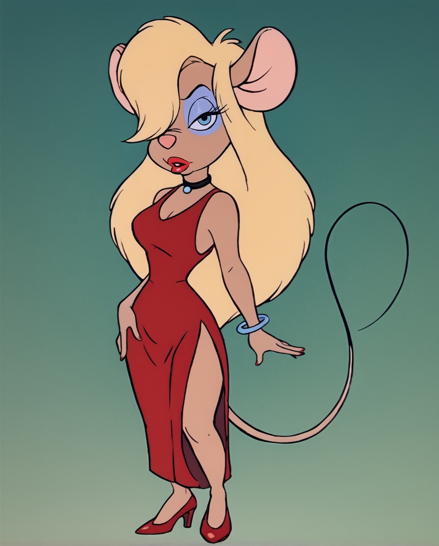 GadgetHW,  blonde hair,  naughty face on Tensor.Art