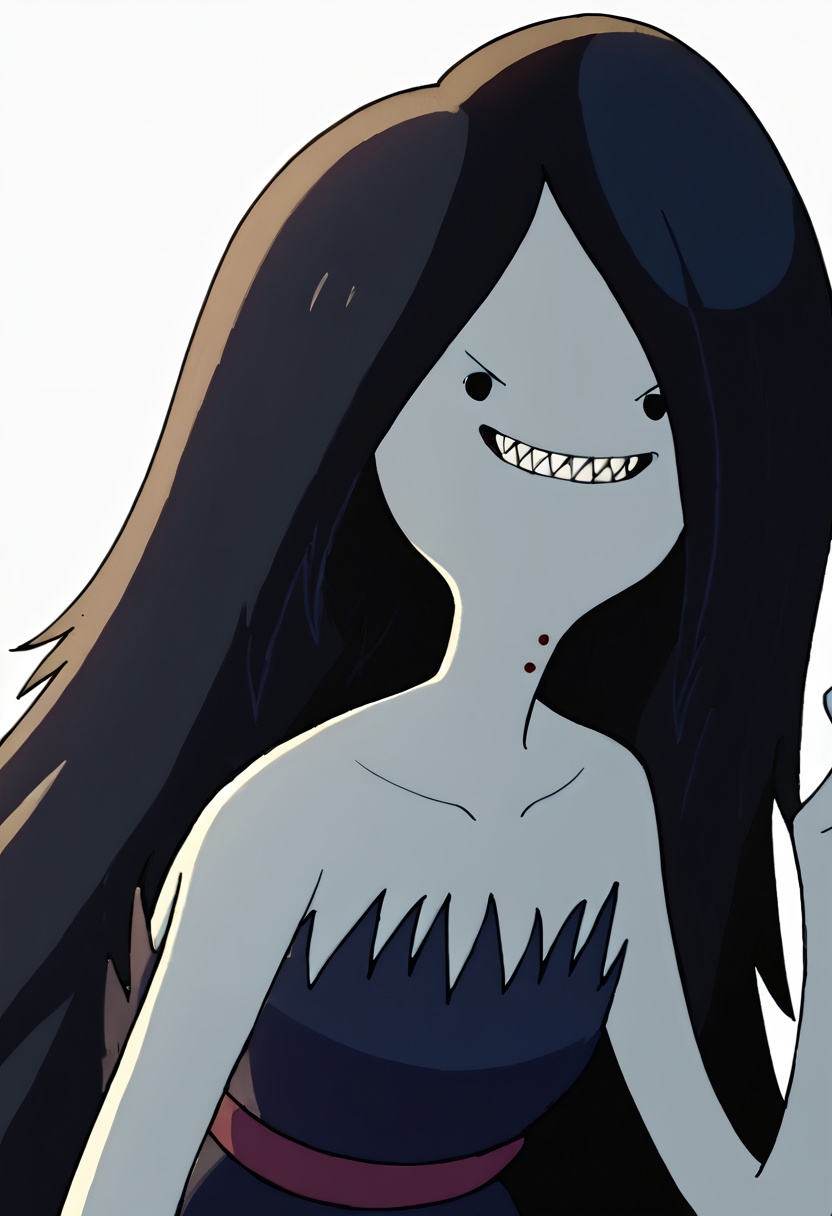 marceline,  1girl,  fangs on Tensor.Art