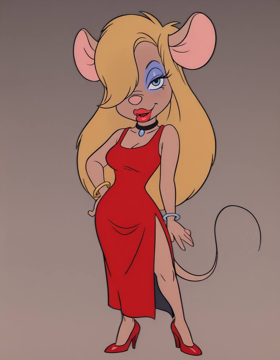GadgetHW,  blonde hair,  naughty face on Tensor.Art