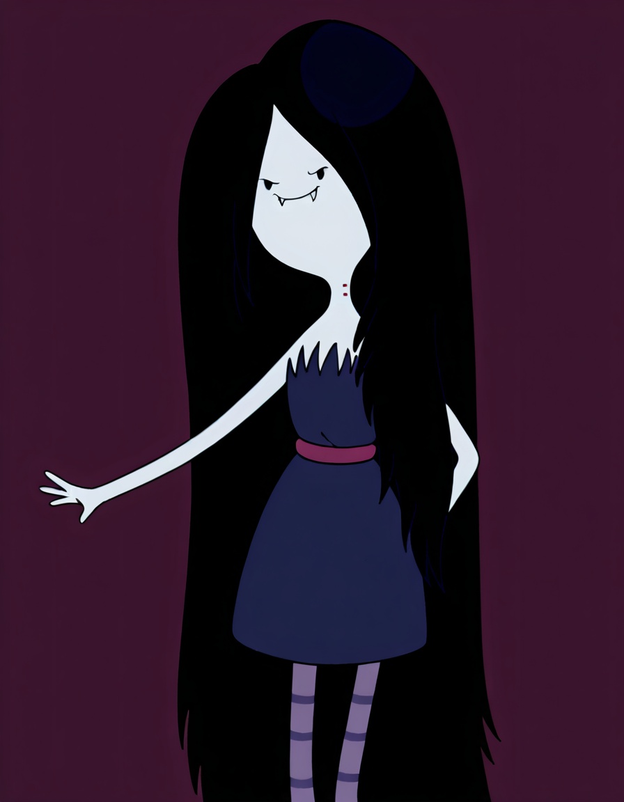 marceline,  1girl,  fangs on Tensor.Art