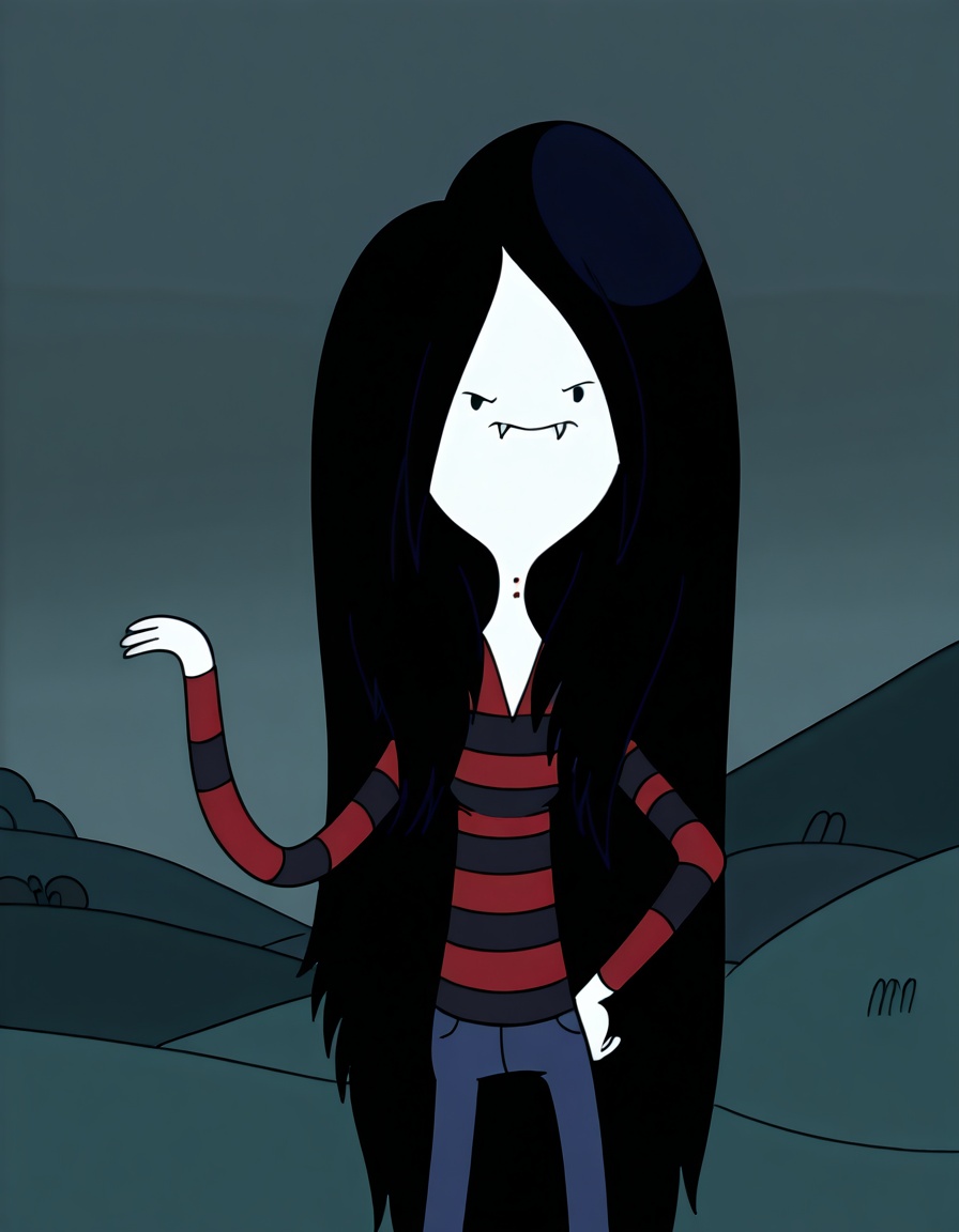 marceline,  black eyes,  bite mark on Tensor.Art