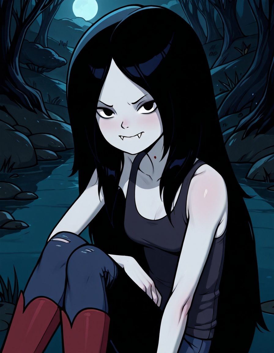 marceline,  1girl,  long hair on Tensor.Art