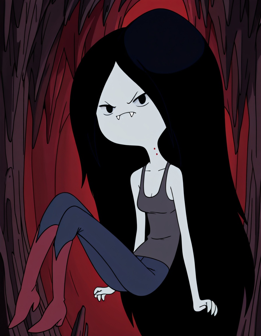 marceline,  1girl,  long hair on Tensor.Art