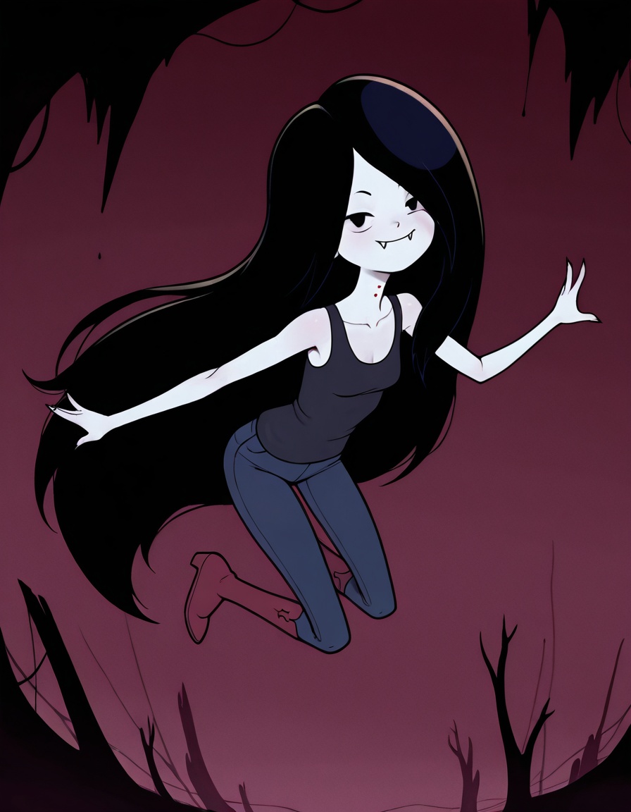marceline,  1girl,  long hair on Tensor.Art