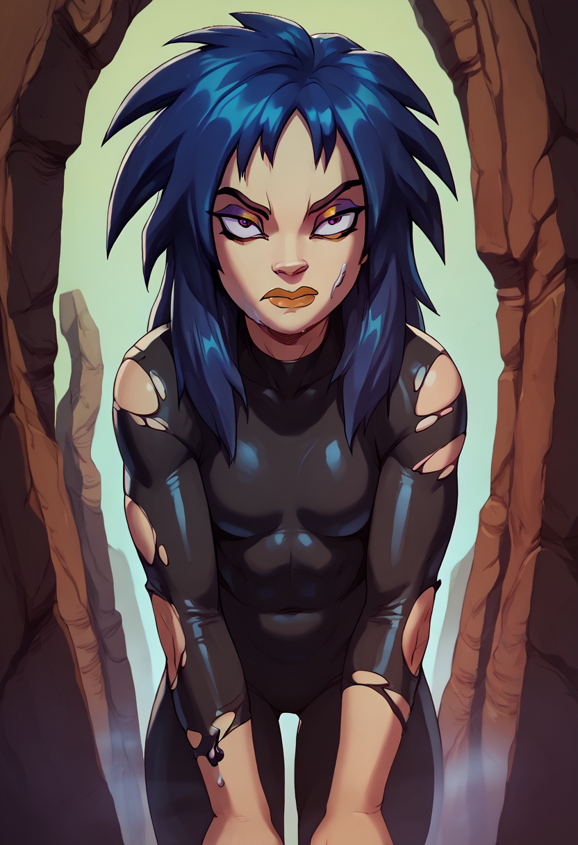 kylie,  1girl,  blue hair on Tensor.Art