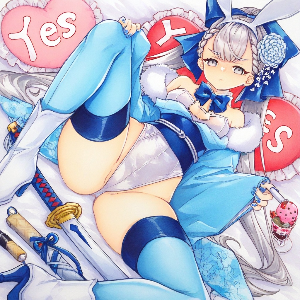 chikinanxd,  underwear,  high heel boots on Tensor.Art