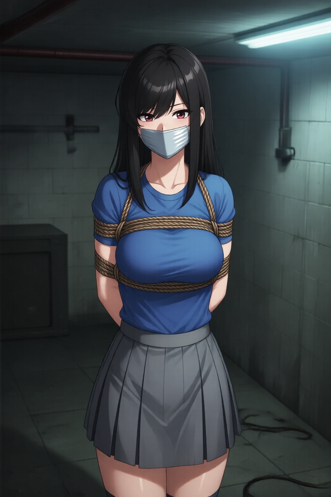 1girl,  solo,  tied up on Tensor.Art