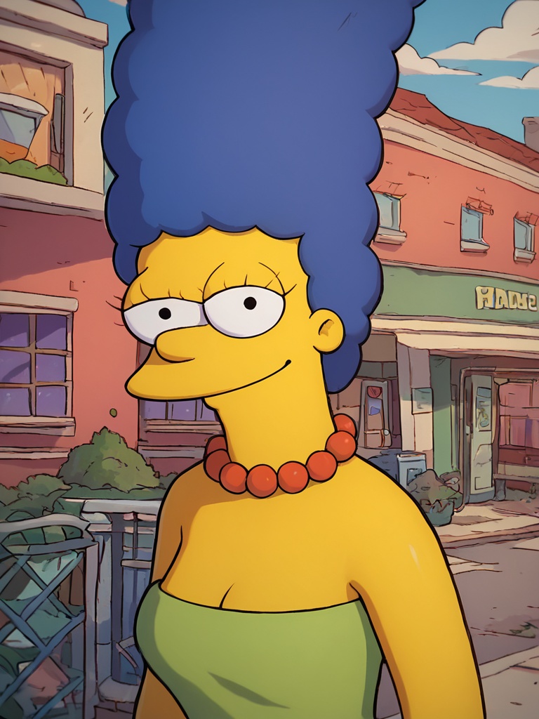 marges,  blue hair,  1girl on Tensor.Art