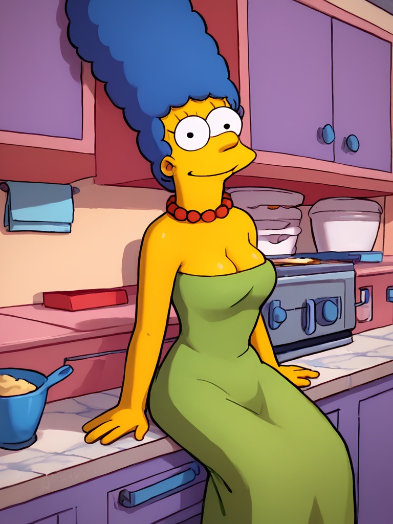 marges,  blue hair,  1girl on Tensor.Art