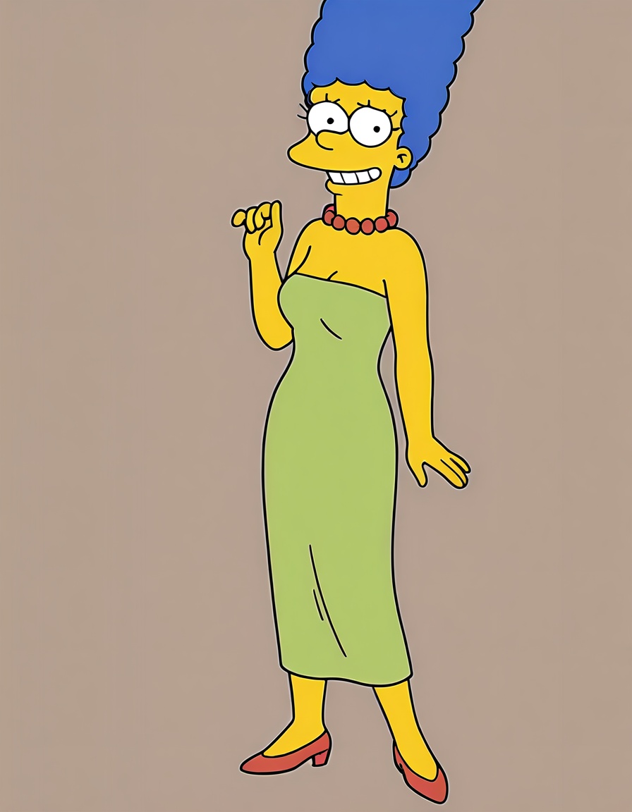 marges,  blue hair,  1girl on Tensor.Art