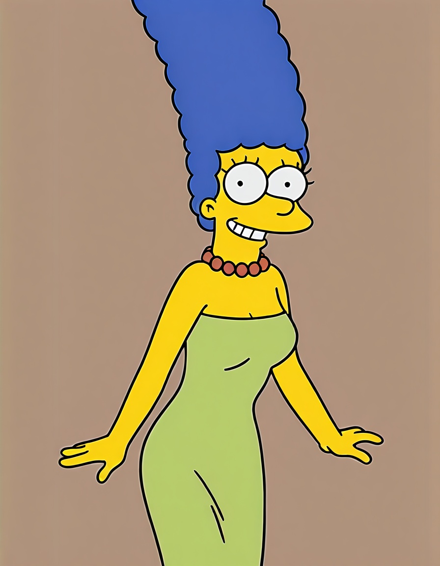 marges,  blue hair,  1girl on Tensor.Art