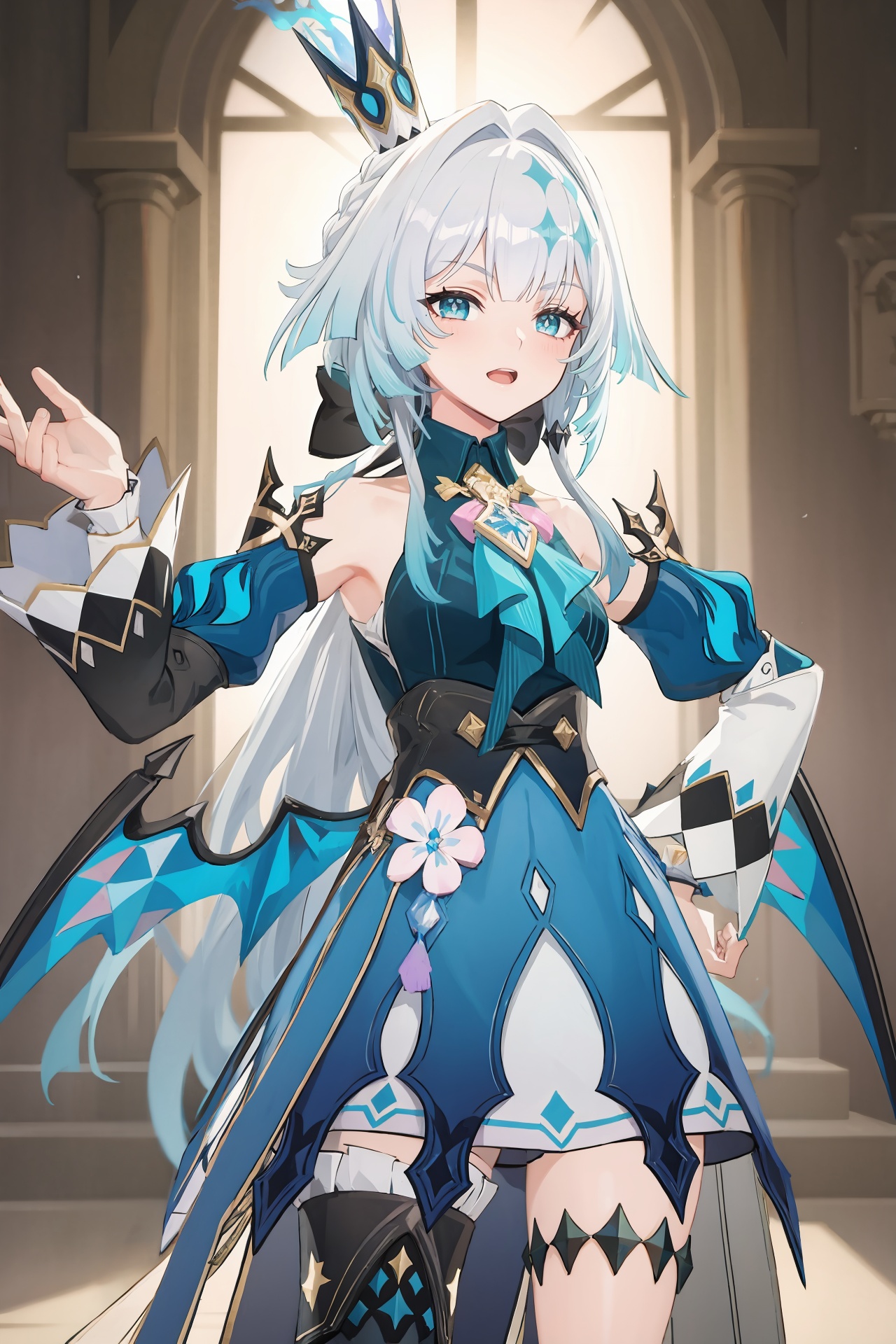 1girl,  cerydra \(honkai: star rail\),  low wings on Tensor.Art