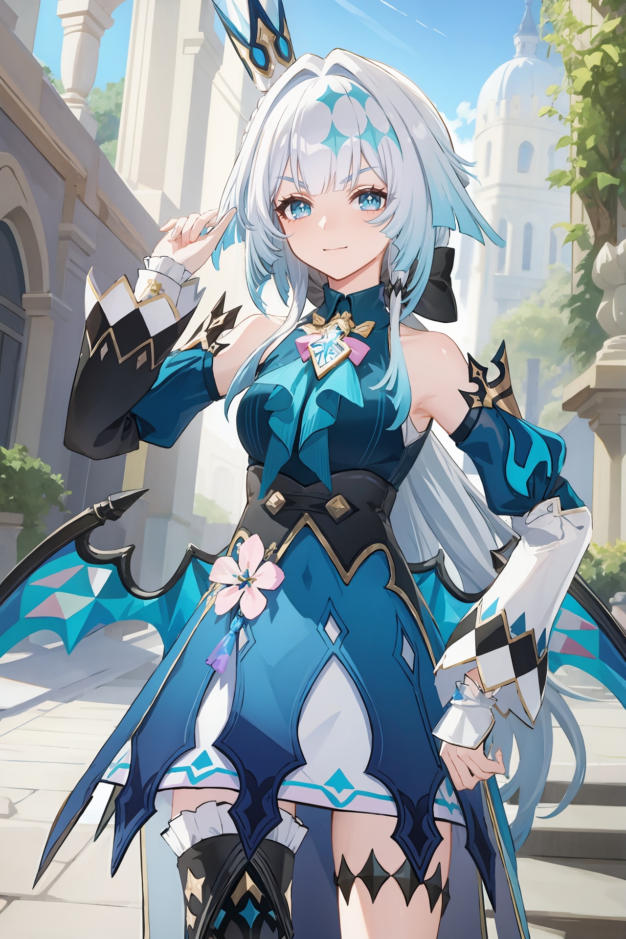1girl,  cerydra \(honkai: star rail\),  low wings on Tensor.Art