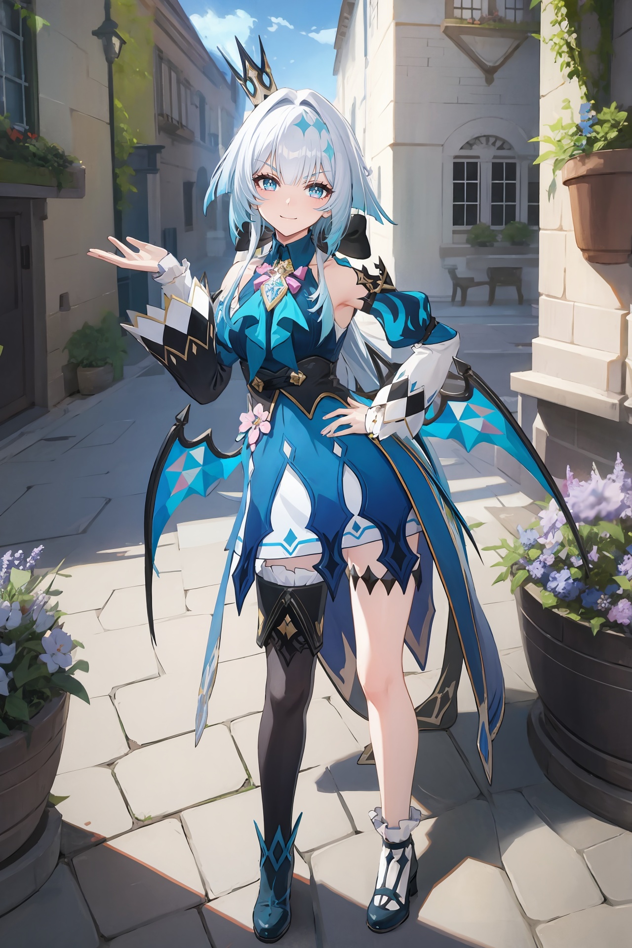1girl,  cerydra \(honkai: star rail\),  low wings on Tensor.Art