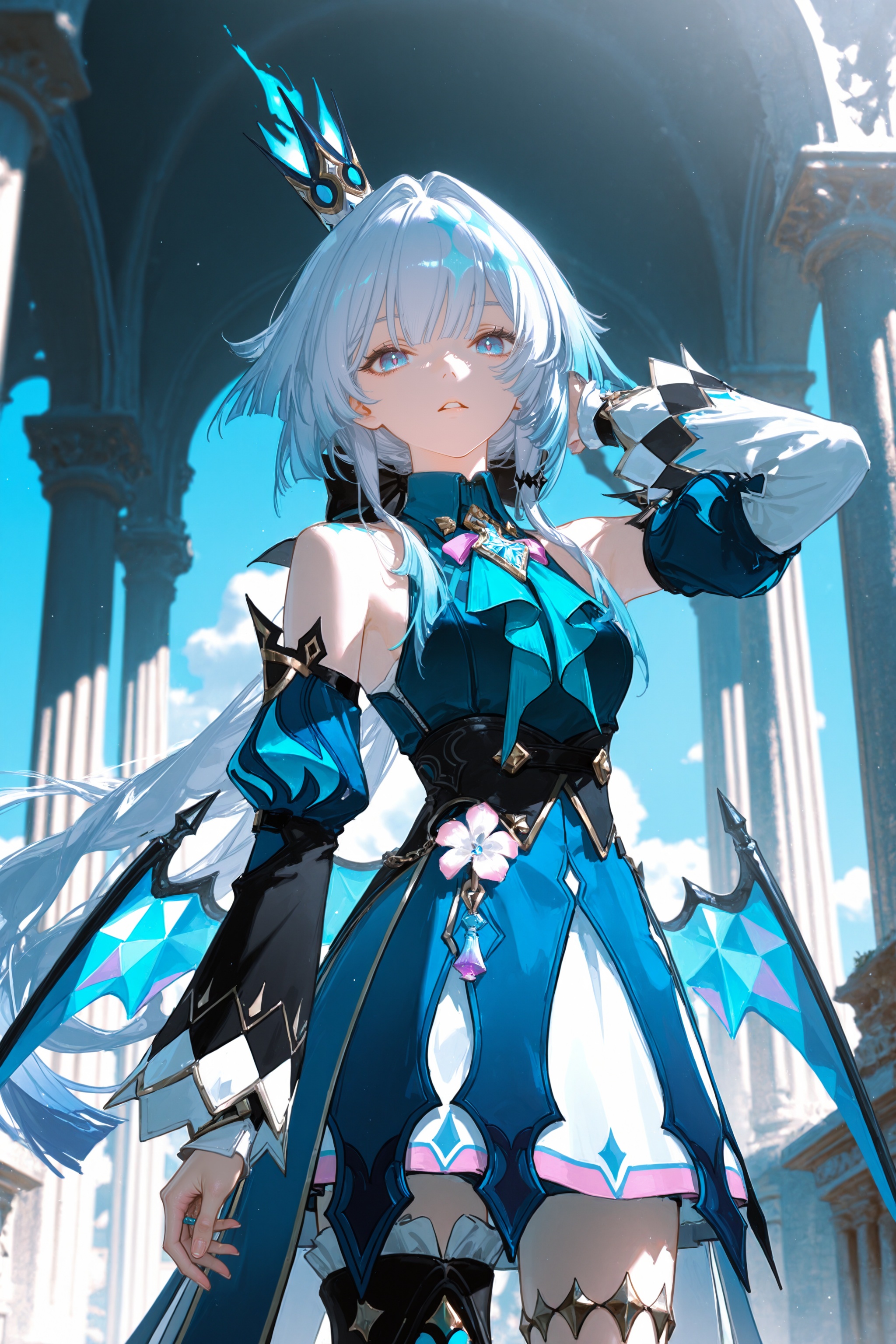 1girl,  cerydra \(honkai: star rail\),  low wings on Tensor.Art