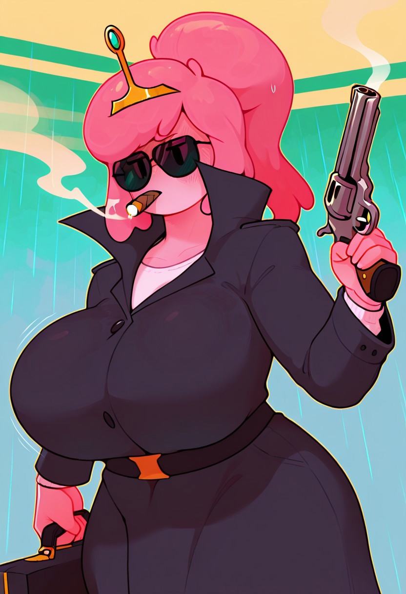 princessbubblegumdabbleat,  1girl,  pink hair on Tensor.Art