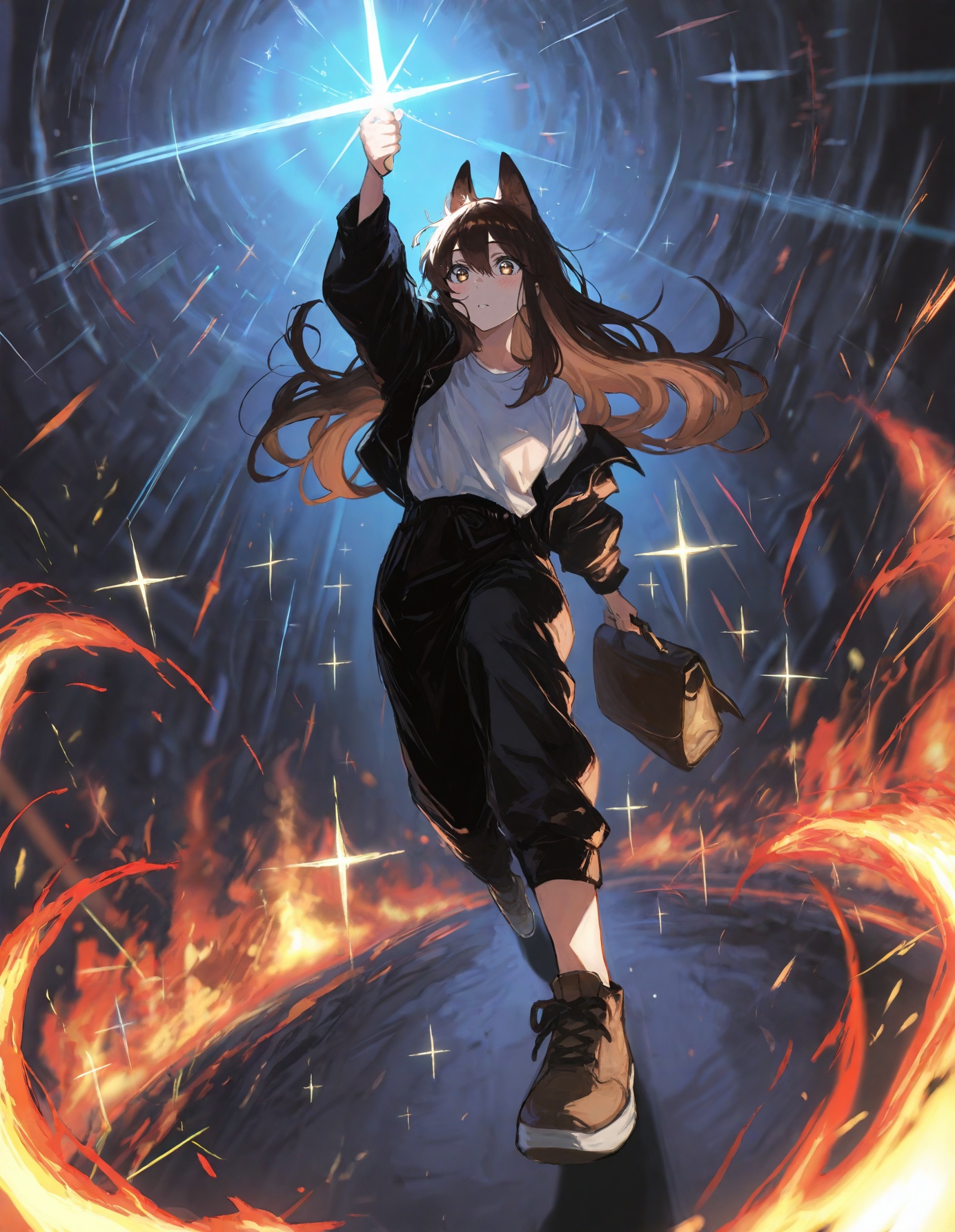 K0ta_illu,  painting \(medium\),  dynamic pose on Tensor.Art