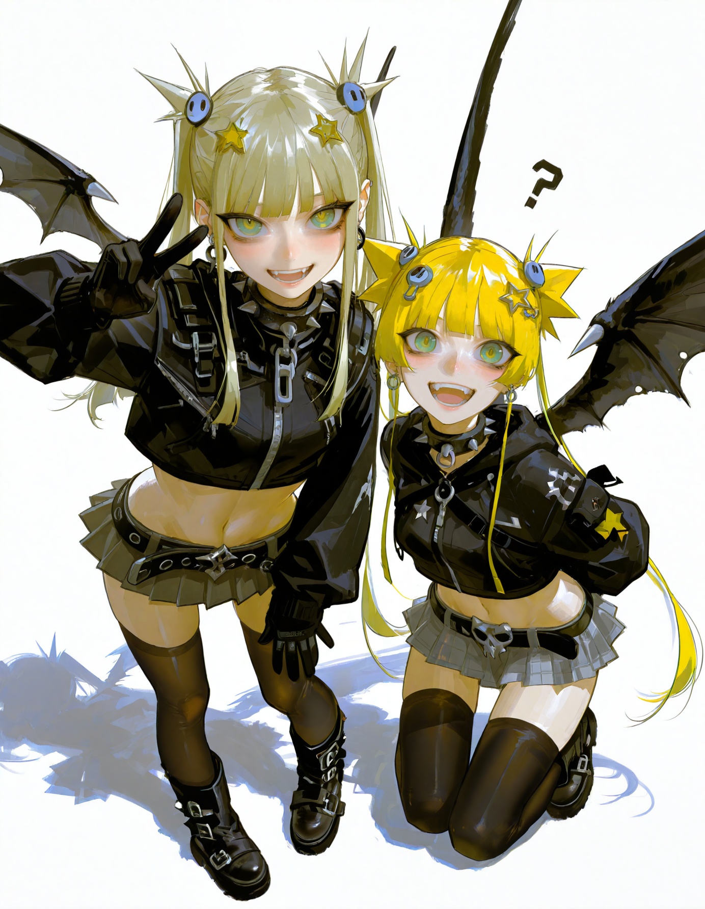 v1nne_illu,  ?2girls,  spikes on Tensor.Art