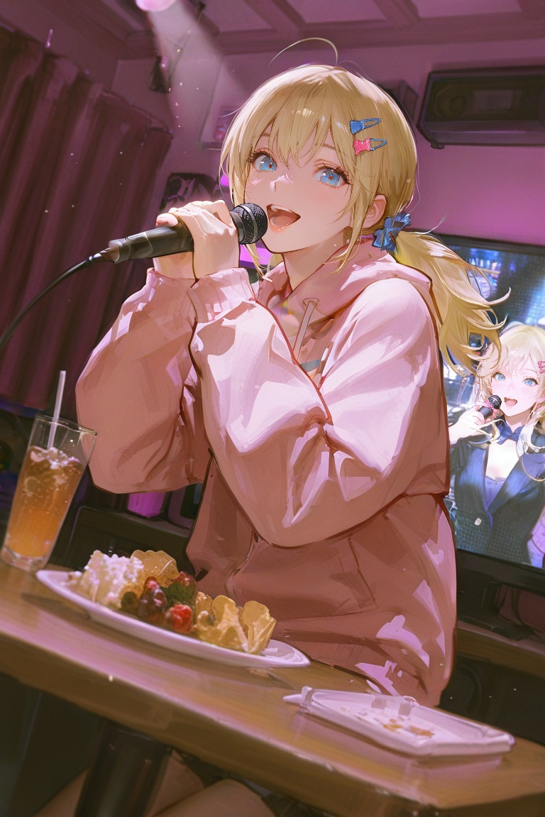 1girl,  blonde twintails,  blue eyes on Tensor.Art