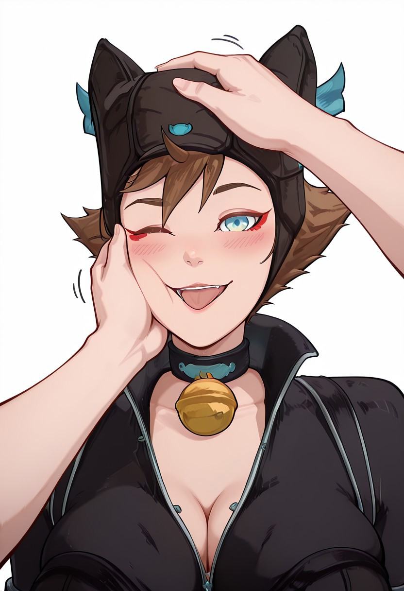 catwomanbatmaninja,  1girl,  blue eyes on Tensor.Art