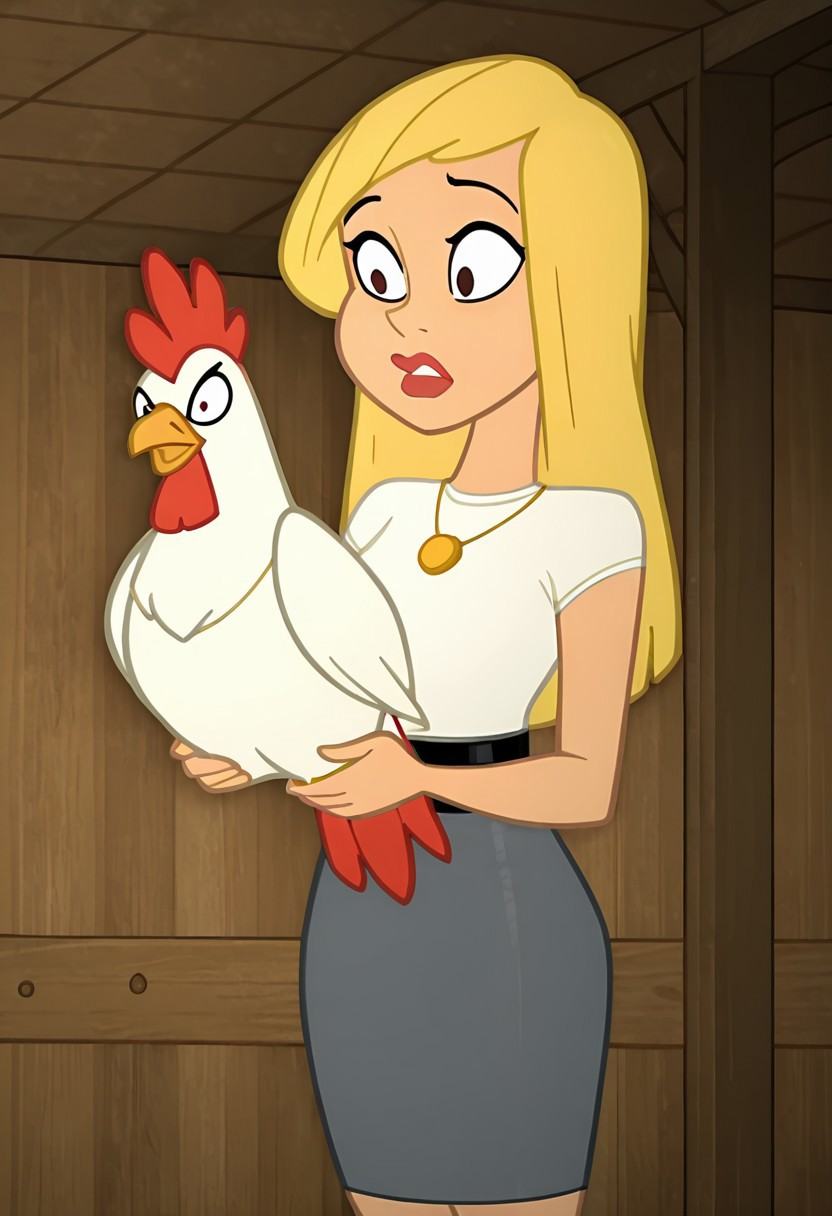 caroltltsloonytoons,  1girl,  long hair on Tensor.Art
