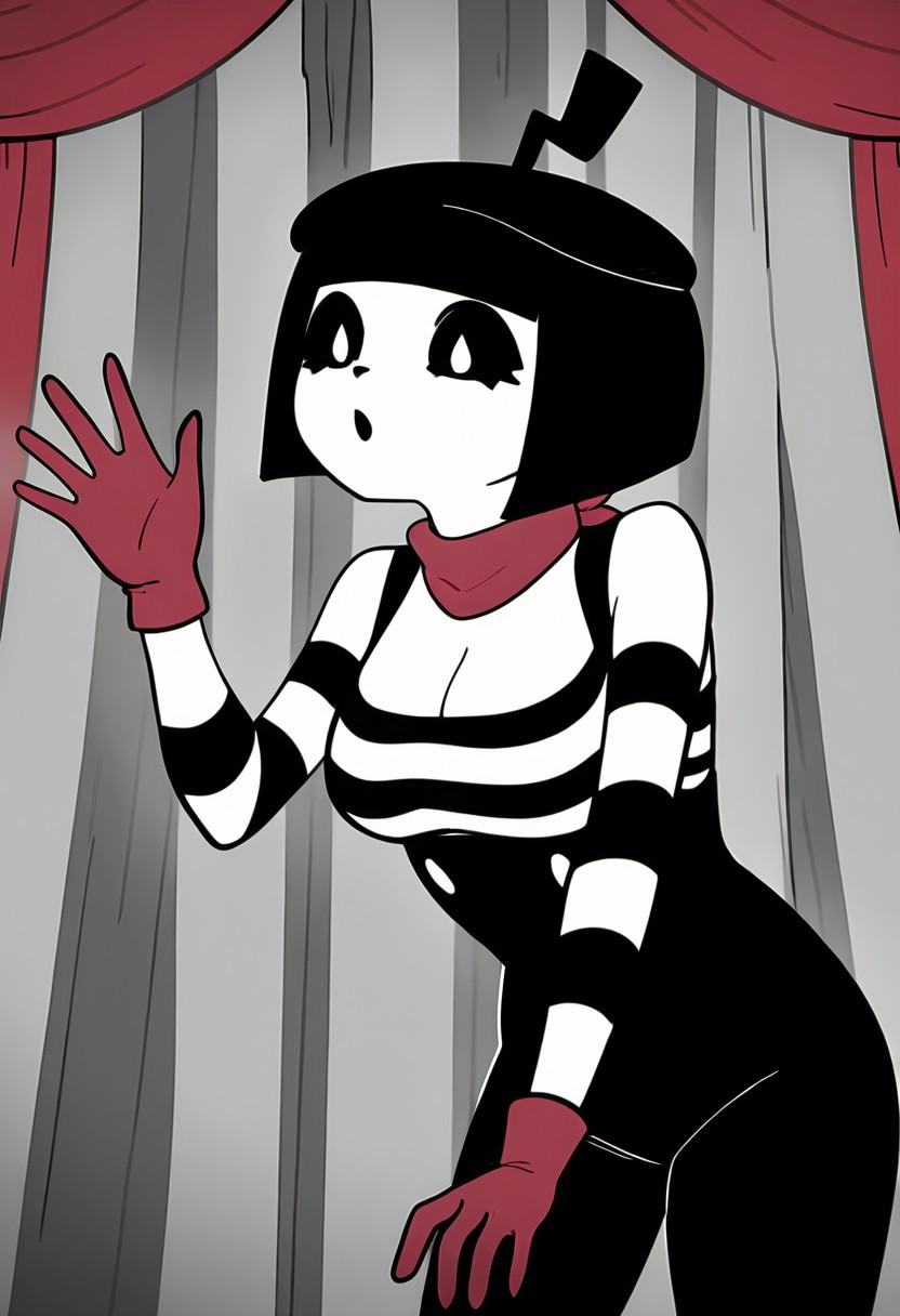 mimeanddashchuchubonbon,  black hair,  short hair on Tensor.Art