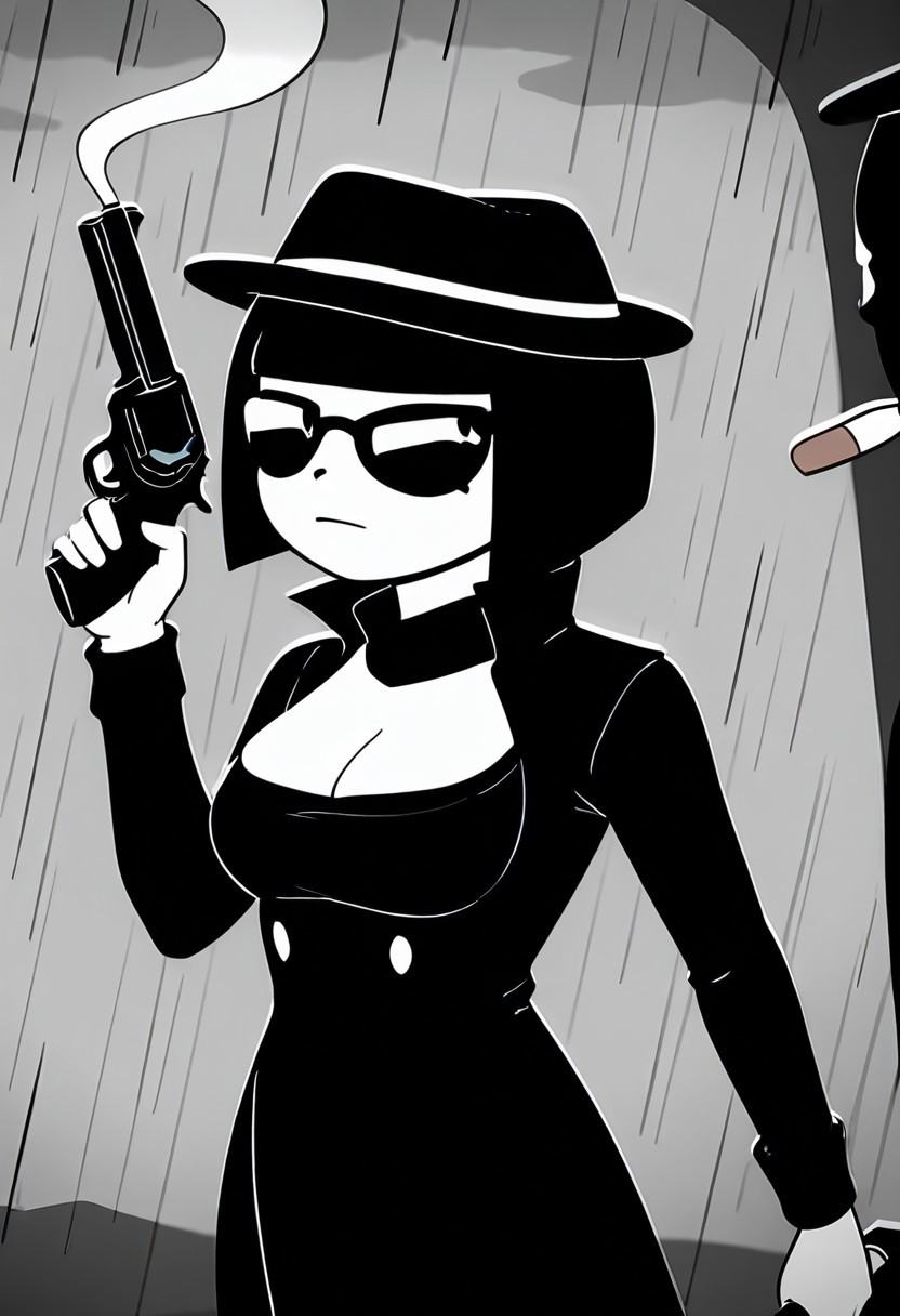 mimeanddashchuchubonbon,  black hair,  short hair on Tensor.Art