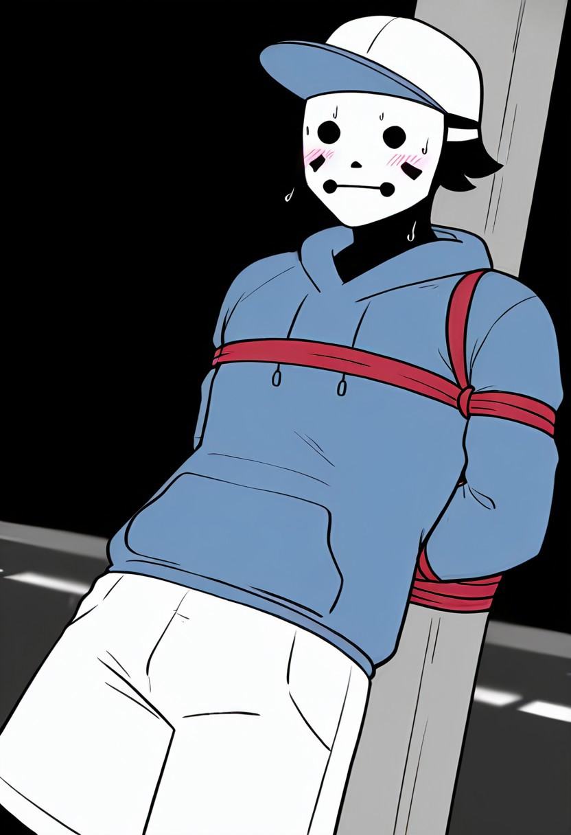 dashmineanddash,  1boy,  mask on Tensor.Art