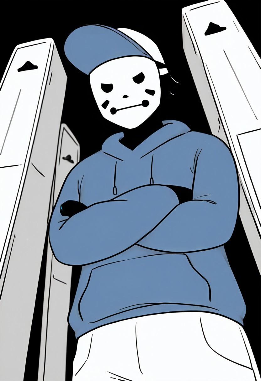 dashmineanddash,  1boy,  mask on Tensor.Art