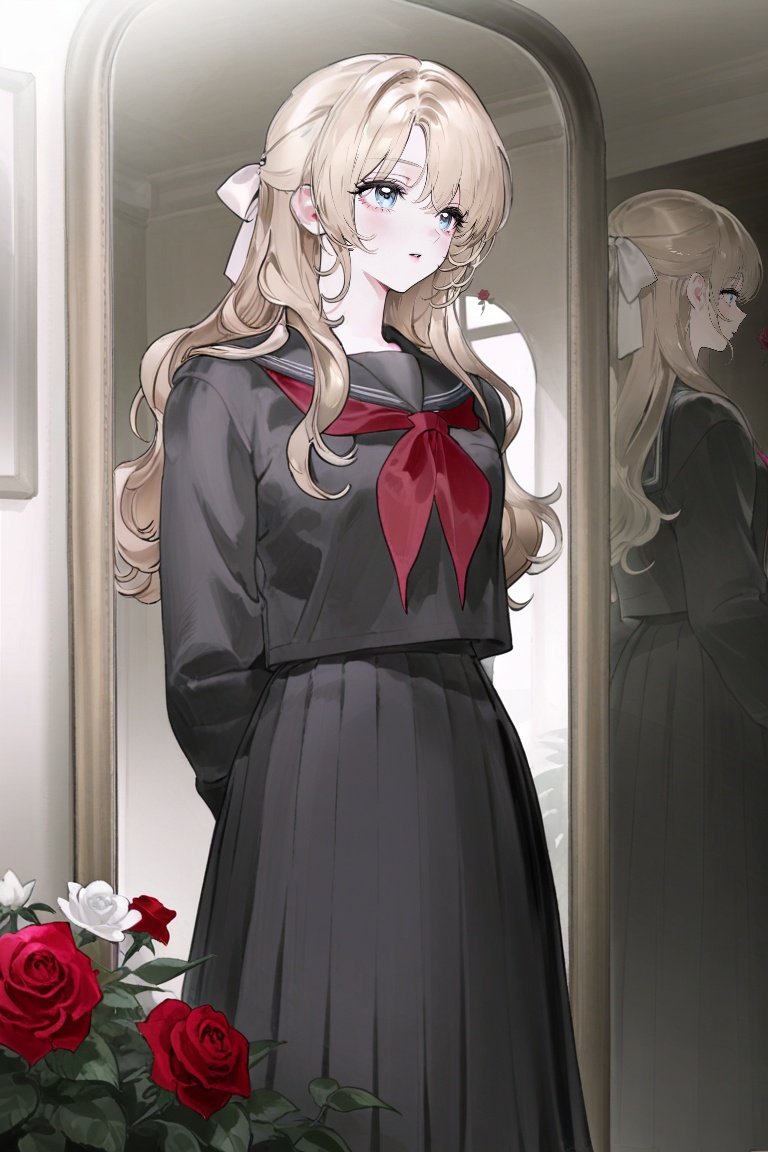 1girl,  long hair,  blue eyes on Tensor.Art