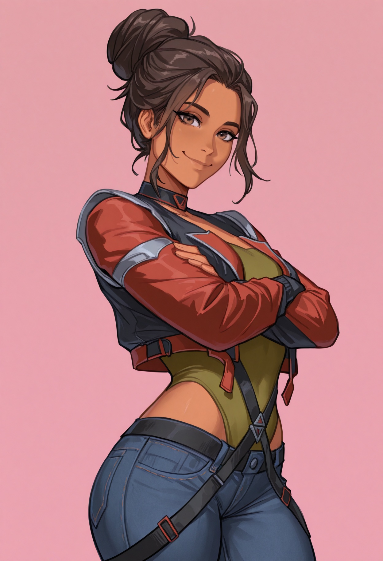 1girl,  solo,  crossed arms on Tensor.Art