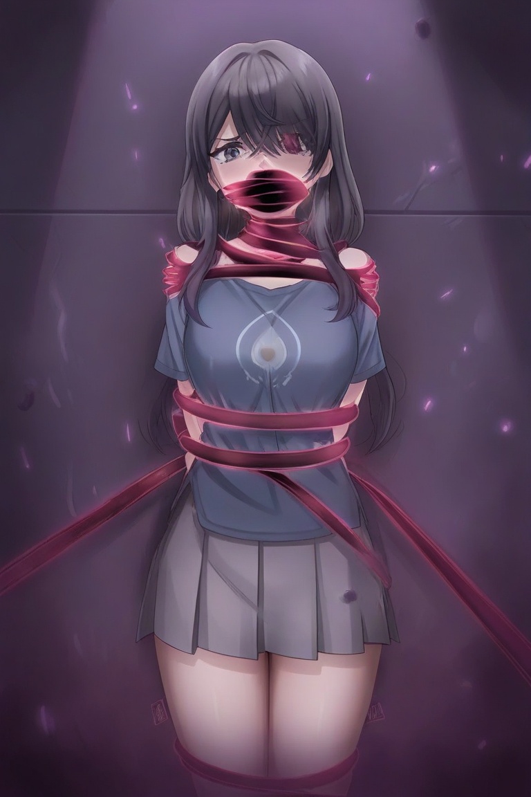 1girl,  solo,  bondage on Tensor.Art