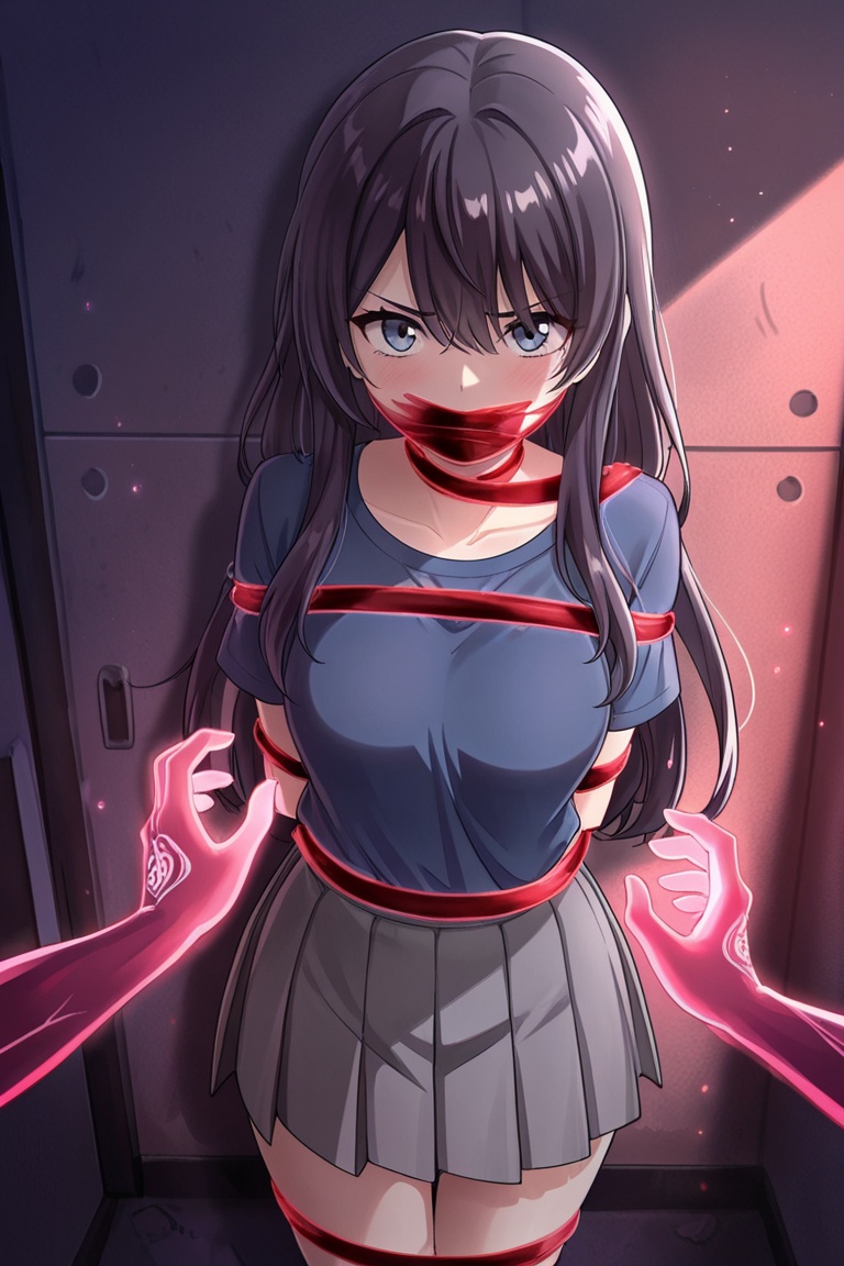1girl,  solo,  bondage on Tensor.Art